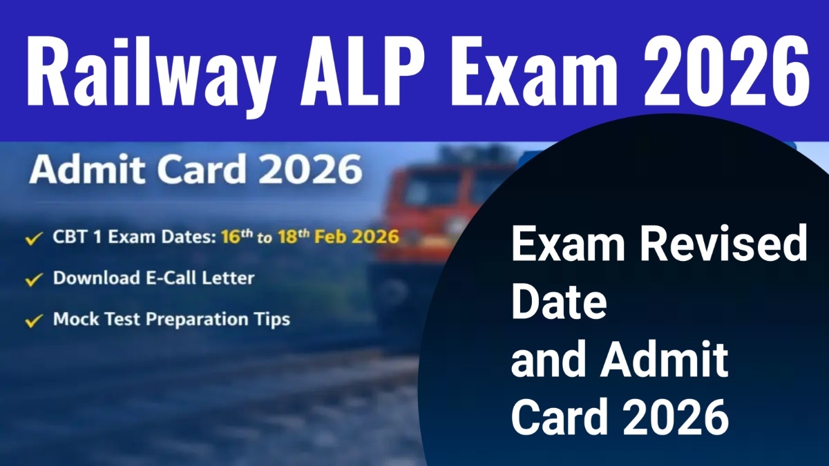 RRB ALP Exam Admit Card 2026