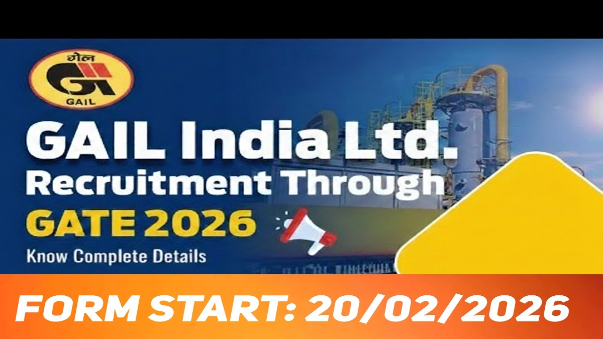 GAIL Executive Trainee Recruitment 2026 - Apply Now Through Gate