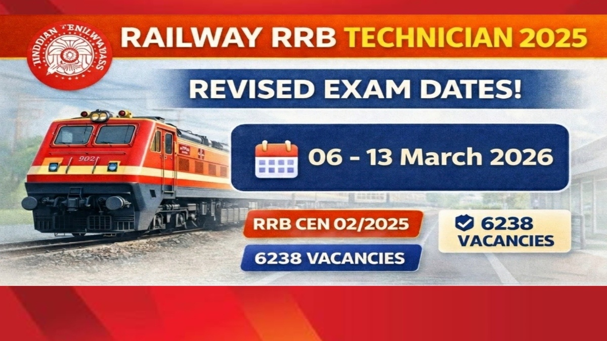 RRB Technician Admit Card And Exam Date 2026 Out - Grade I & III Download Link