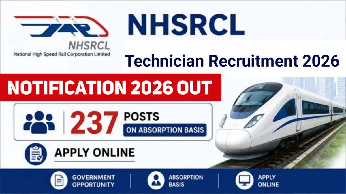 NHSRCL Technician Recruitment 2026 Notification Out for 237 Posts, Apply Online